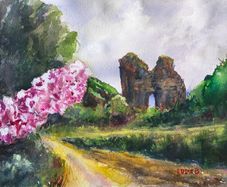 Minard castle watercolour