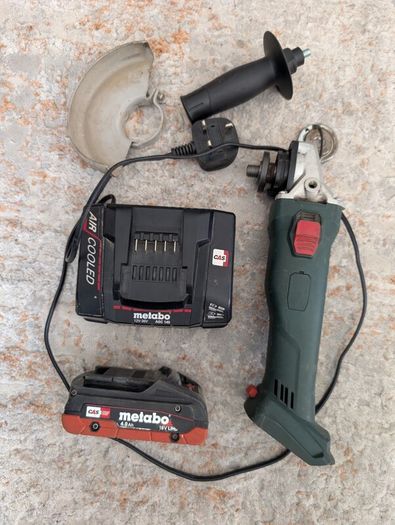 metabo battery grinder
