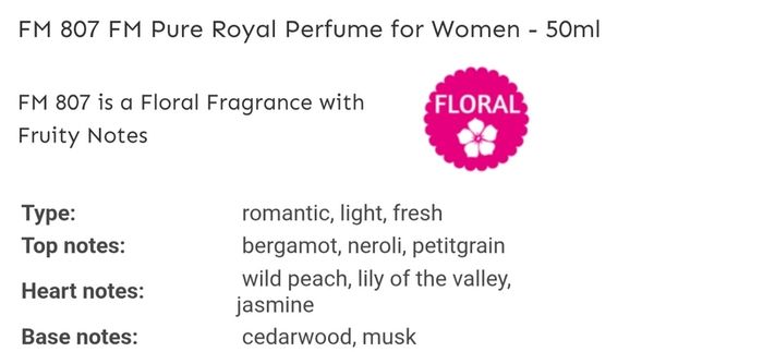Only 1 Each!! Brand New FM Perfume & Aftershave