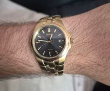Vintage Citizen Eco Drive Gold tone