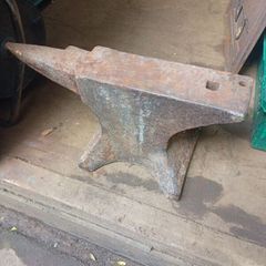 antique black smith anvil