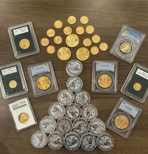 Silver Coins, Bullion & Medal Auction
