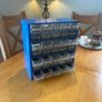Vintage Raaco Industrial Bank of Drawers Image 5