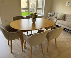 Dining table & Sofa