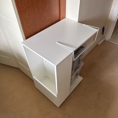 Mobile Storage Cabinet on Wheels + FREE Hanging Basket & 2 Storage Boxes