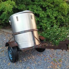 Stainless steel portable milk tank