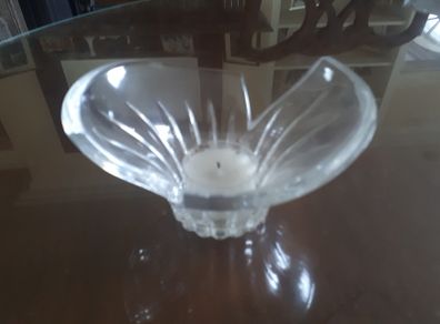 Small crystal tea light holder