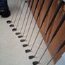 Ladies Golf Clubs.  Complete Matching Set Of Nickent Ladies Right Handed Golf Clubs in Very Good+ Condition. Image 4
