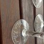 5 x 50s,60s white velvet glasses,vintage collectors item,,sold as seen .hard to come by. Image 5