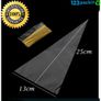 100 Clear Candy Cone Bags with Golden Twist Ties Image 5