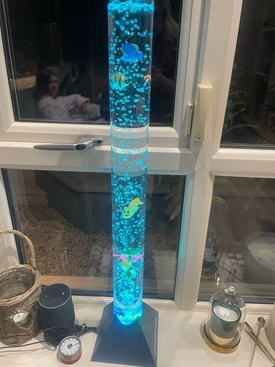 Global Gizmos Fish Sea Creature Bubble Sensory Lamp 90cmTall