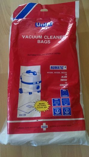 Numatic paper vacuum cleaner bags