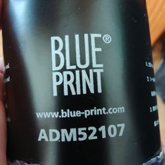 Blueprint Oil filter ADM52107