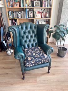 Chesterfield High Back Wing Chair