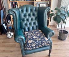 Chesterfield High Back Wing Chair