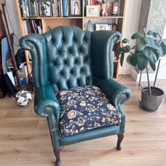 Chesterfield High Back Wing Chair