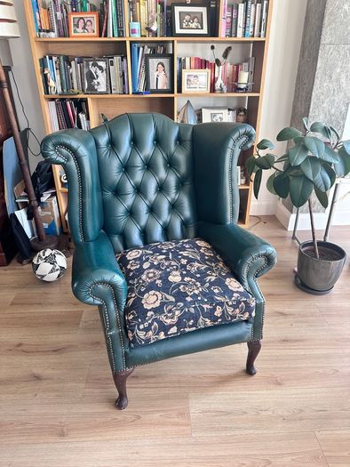 Chesterfield High Back Wing Chair