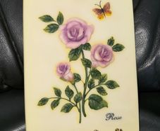Resin art ROSE Keyholder