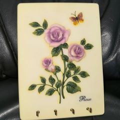 Resin art ROSE Keyholder