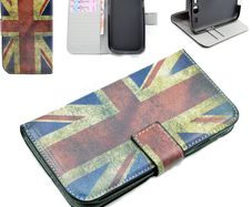 UK Flag Leather Card Pouch Soft TPU Case Cover For Samsung Galaxy S3 SIII i9300