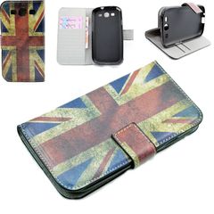 Leather Book Wallet Card Pocket Case For Samsung Galaxy S3 III Mini i8190