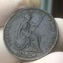 Victoria 1854 Halfpenny Image 3