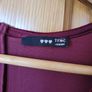 Burgundy Velvet Mini Dress Image 3