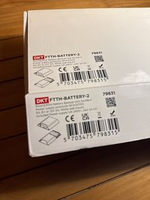 Dkt Ftth Battery 2 Backup Unit 1 Hour 30w 3x Usb-c  Brand New