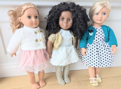 3 My generation dolls and accessories