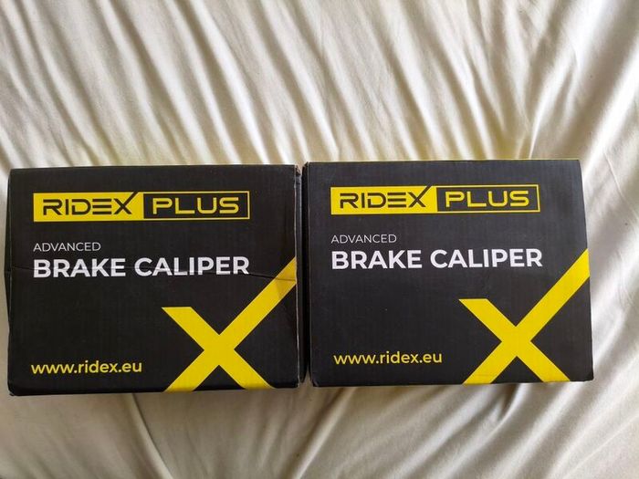 Front Set Ridex Plus 78B0145P Brake Calipers VW Audi Seat Skoda