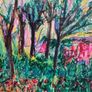 Original Art Fauvist Art Fauvist Forest landscape Image 4