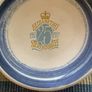 1977 silver jubilee small pottery stamped plate Image 2