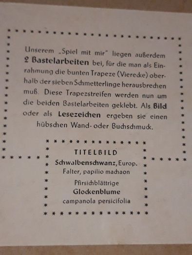 Vintage Spiel  ( Mit Mir! ) Broad Game