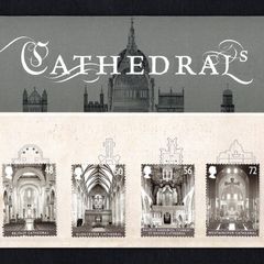 2008 Great Britain Cathedrals Commemorative Stamps and Miniature Sheet Presentation Pack
