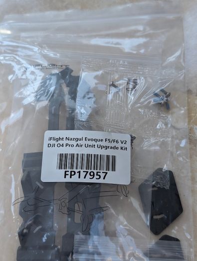 DJI O4 Pro upgrade kit for Nazgul Evoque F5/F6 V2