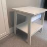 Bedside/ side table white Image 3