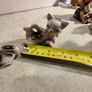 Rare find  VINTAGE PORCELAIN MARKED foreign 2 Cat Figurine.Cats Playing With Ball Figurine Image 3