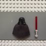 lego Star Wars sw0041 Emperor Palpatine minifigure - Yellow Head, Yellow Hands Image 2