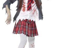 zombie school girl costume