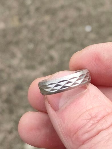 Mid Century Sterling Silver wedding Ring
