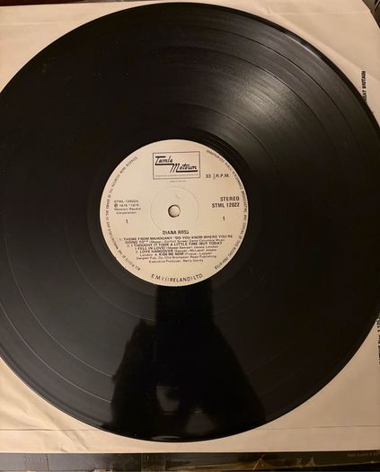 Diana Ross 1976 Irish Pressing