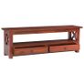 TV Cabinet Brown 120x30x40 cm Solid Mahogany Wood Image 3