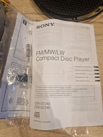 Sony Cdx Gt240 Car Stereo