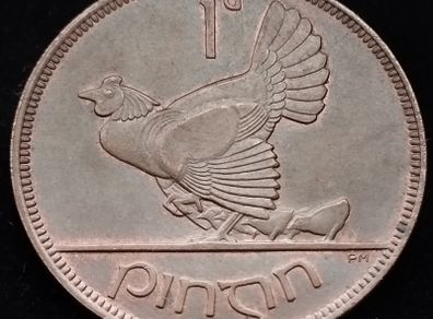 [#2640] - Ireland 1935 | Irish 1d | Irish 1 Penny | KM.3 | High Grade