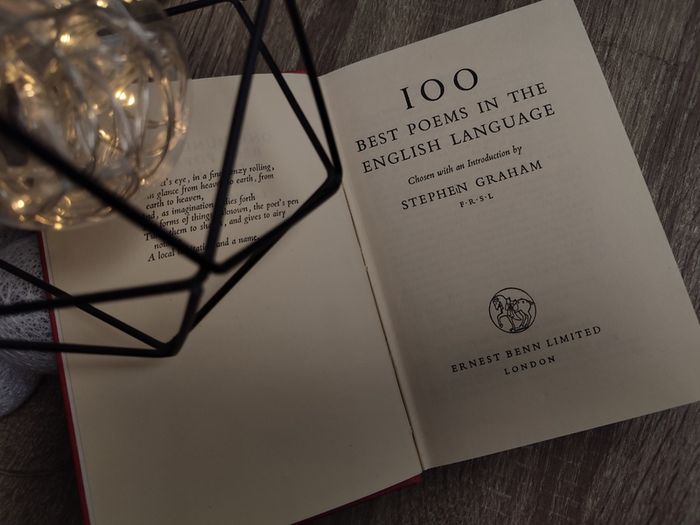 100 Best Poems in the English Language ! Hardcover ! 1955 ! by Ernest Benn !