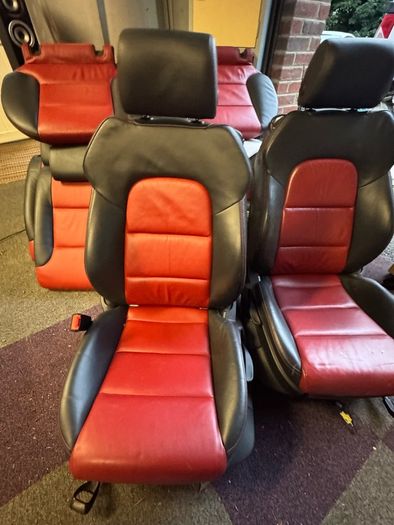audi a3 s3 8p 3 door red black nappa heated seats and matching door cards