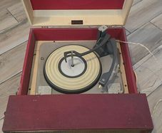 Vintage record player