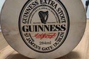 Guinness Extra stout bodhran drums 18 inches complete very good condition