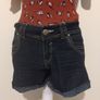 Blue Denim Shorts Image 8
