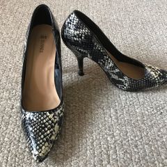 Dunnes Stores mock croc high heels size 5